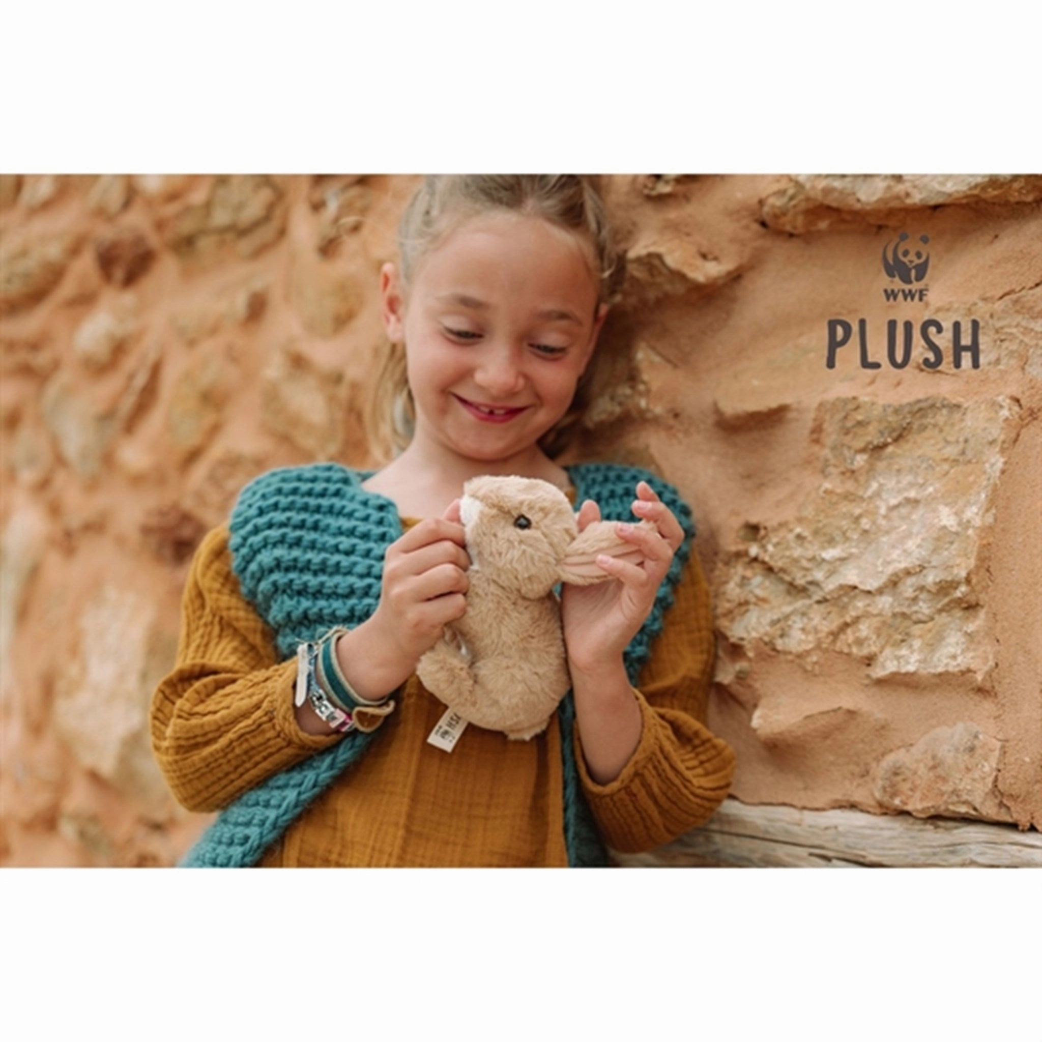 Bon Ton Toys WWF Plush ECO Rabbit Beige 15 cm