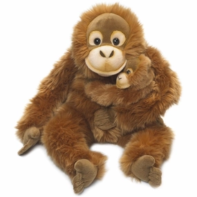 Bon Ton Toys WWF Plush Orangutan Mother And Baby 25 cm