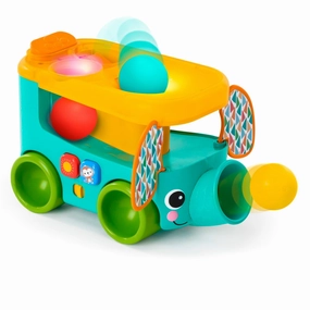 Bright Starts Pop & Roll Safari Bus Ball Toy