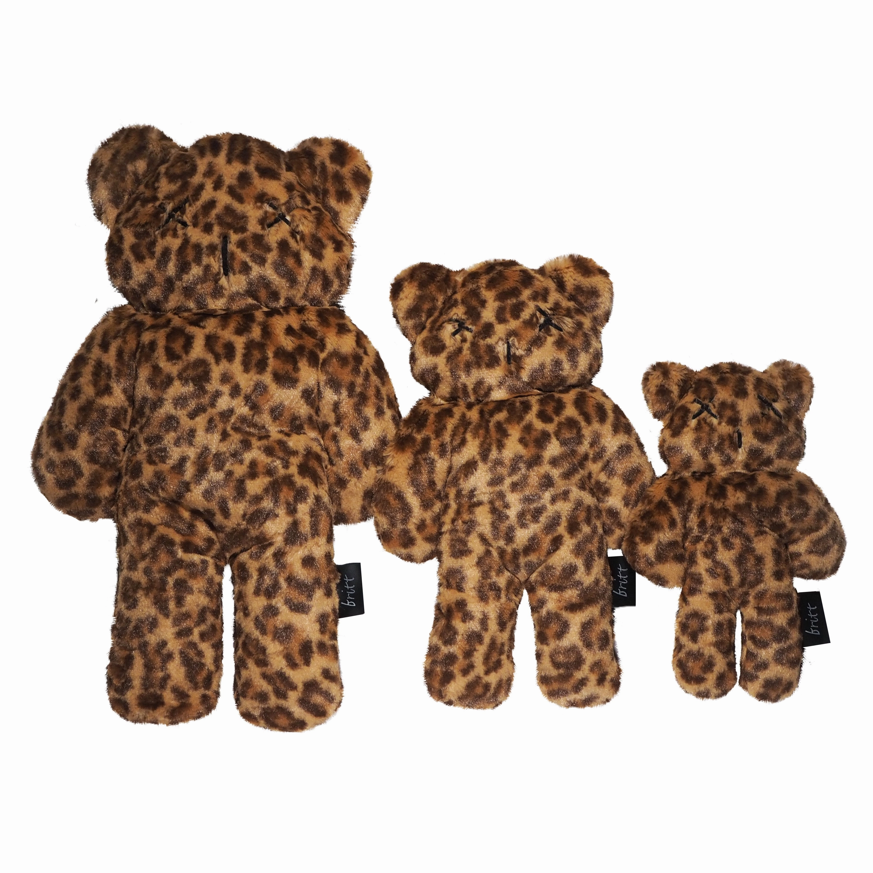 Britt Bear Cuddles XLarge Teddy - Leopard