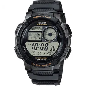 Casio Mens Watches Casio AE1000W-1A World Time Watch