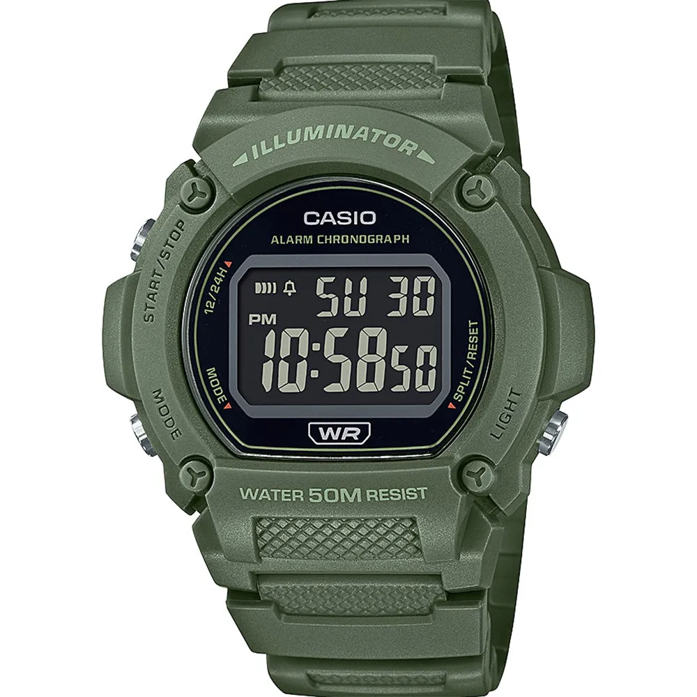Casio Mens Watches Casio W219HC-3B Earth Colour Digital