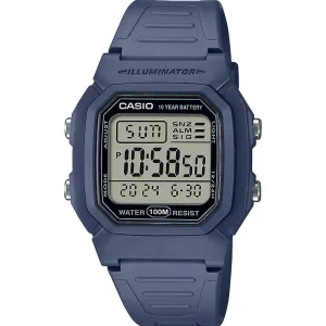 Casio Mens Watches Casio W800H-2A Utility Blue Digital Watch