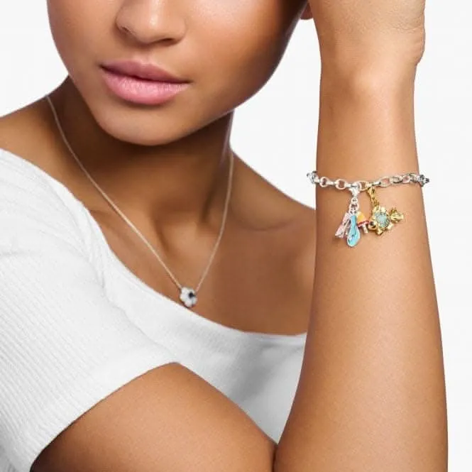 Charm Club Gold Plated Multicoloured Fish Charm 1921-959-7 Thomas Sabo Collectable Charms