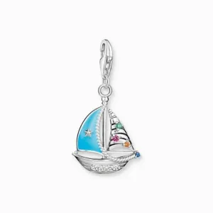 Charm Club Multicoloured Sailing boat Charm 1927-340-7 Thomas Sabo Collectable Charms