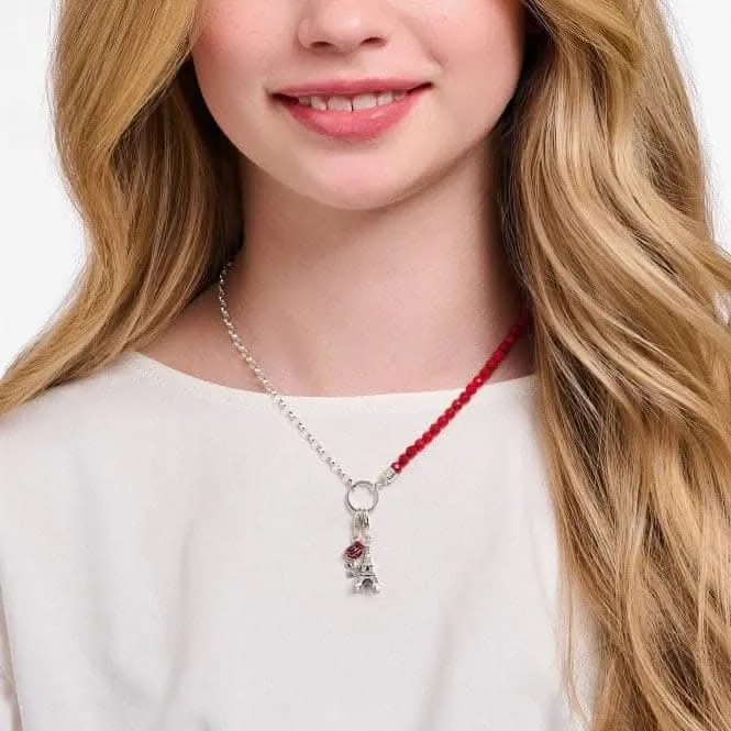 Charmista Member Red Sterling Silver Enamel Necklace KE2190-007-10 Thomas Sabo Necklaces