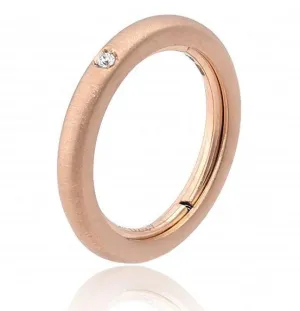 Chimento Jewellery Chimento Forever Stack Me Matte 18ct Rose Gold Diamond Adjustable Size-Fit Ring