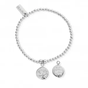 Chlobo Jewellery ChloBo Cute Charm Live Love Life Bracelet SBCC215