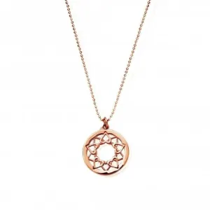 Chlobo Jewellery ChloBo Diamond Cut Chain With Heart Mandala Pendant RCDC1469