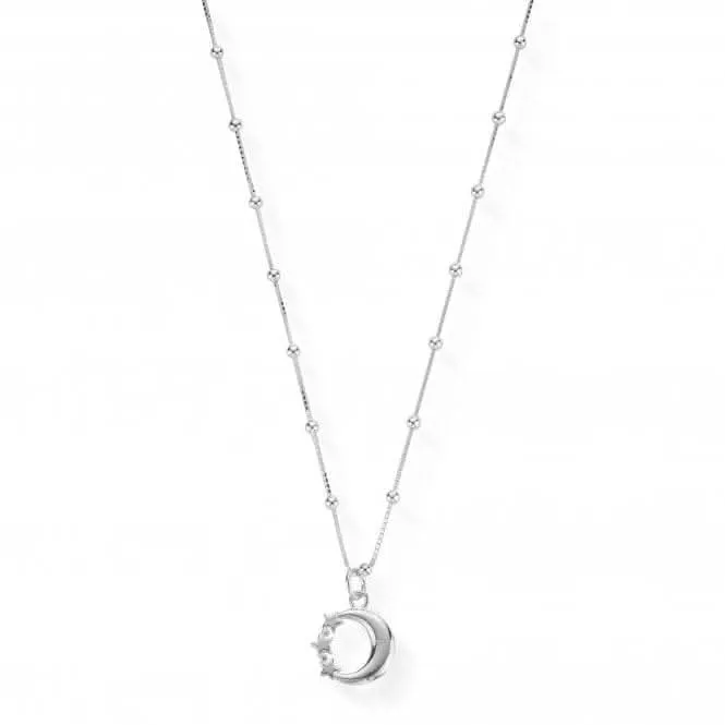 Chlobo Jewellery ChloBo Necklace with Moon and Stars Pendant SNBB580