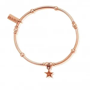 Chlobo Jewellery ChloBo Rose Gold Mini Noodle Ball Star Bracelet RBMNB802