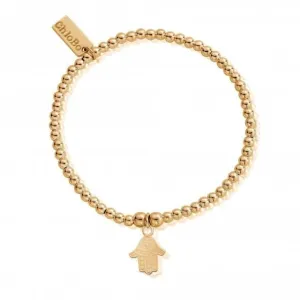 Chlobo Jewellery ChloBo Sterling Silver Cute Hamsa Hand Bracelet GBCC615