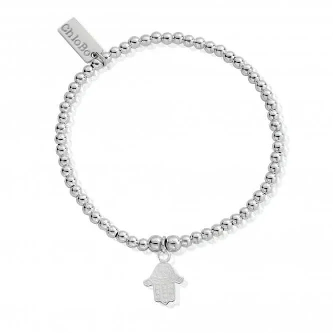 Chlobo Jewellery ChloBo Sterling Silver Hamsa Hand Charm Bracelet SBCC607
