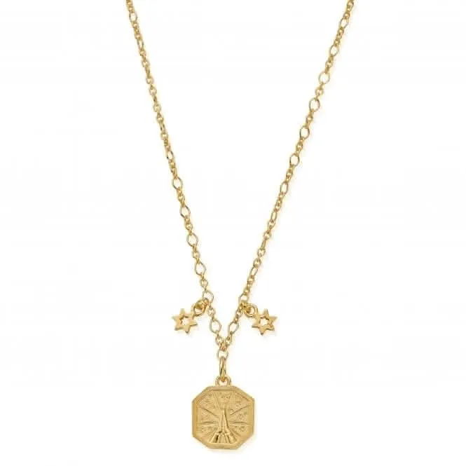 Chlobo Jewellery Gold Divine Connection Necklace GN3311