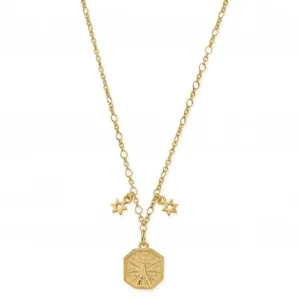Chlobo Jewellery Gold Divine Connection Necklace GN3311