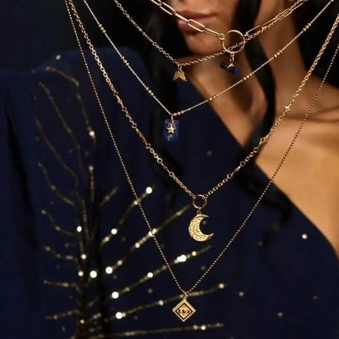 Chlobo Jewellery Gold Guidance Necklace GN3343