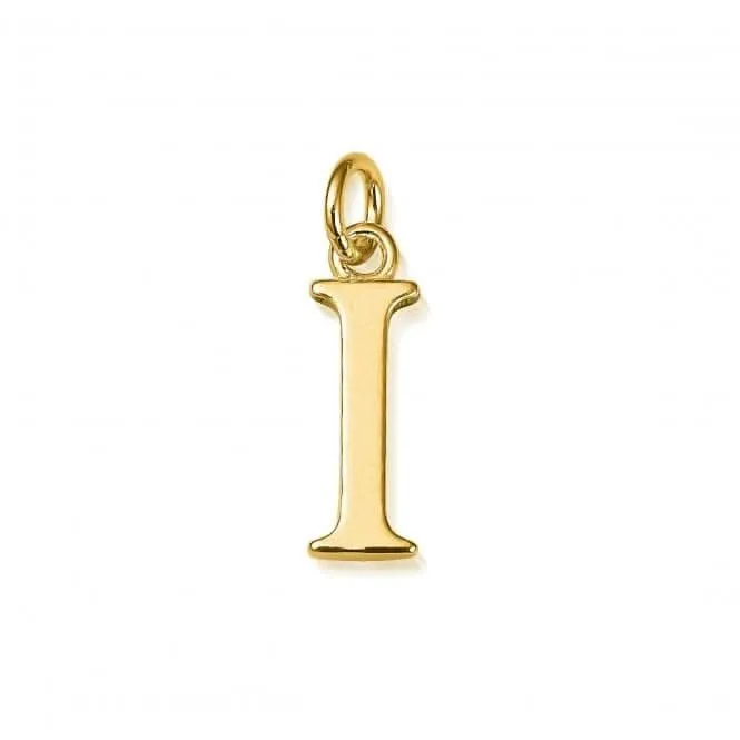 Chlobo Jewellery Gold Iconic Initial I Necklace GNCC4041I