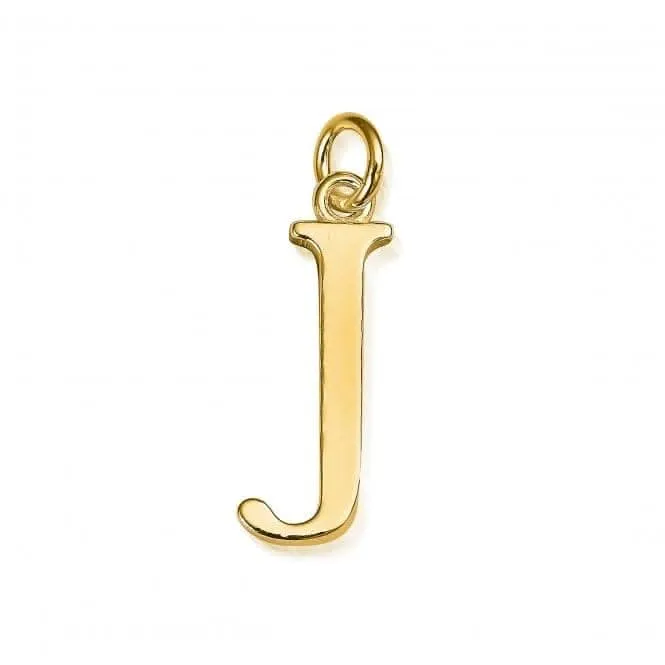 Chlobo Jewellery Gold Iconic Initial J Necklace GNCC4041J