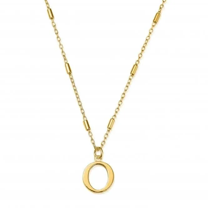 Chlobo Jewellery Gold Iconic Initial O Necklace GNCC4041O