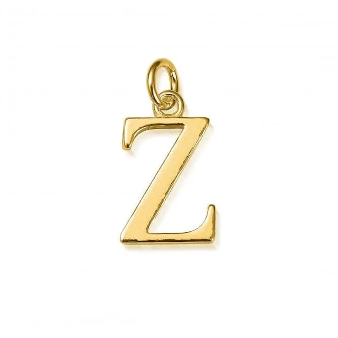 Chlobo Jewellery Gold Iconic Initial Z Necklace GNCC4041Z