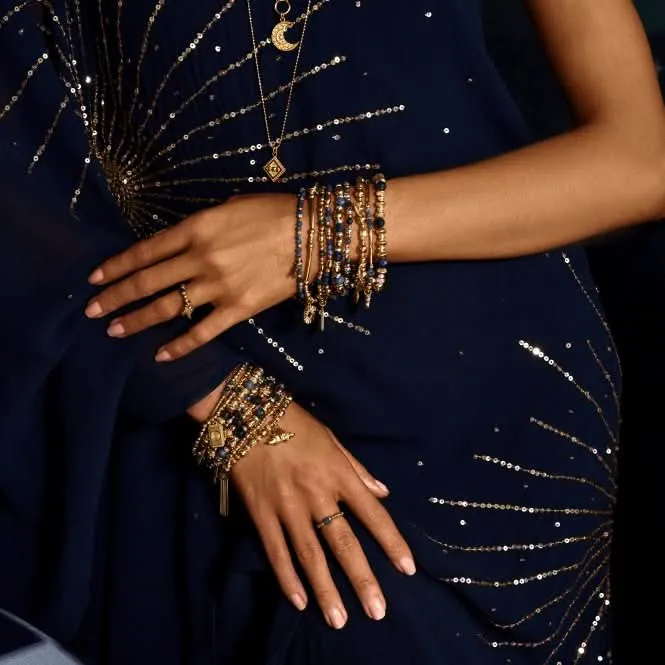 Chlobo Jewellery Gold Phases Of The Goddess Bracelet GBMUL4M