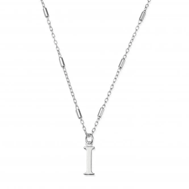 Chlobo Jewellery Iconic Initial I Silver Necklace SNCC4040I