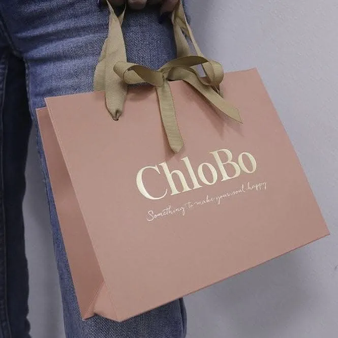 Chlobo Jewellery Personalised Delicate Box Chain Star Necklace PSNDB3052