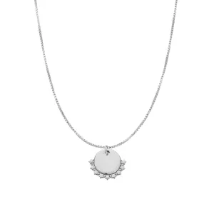 Chlobo Jewellery Personalised Delicate Box Chain Star Necklace PSNDB3052