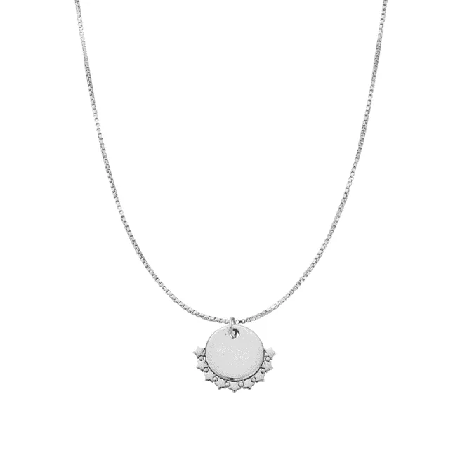 Chlobo Jewellery Personalised Delicate Box Chain Star Necklace PSNDB3052