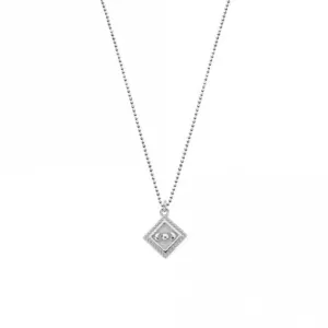Chlobo Jewellery Silver Diamond Cut Chain With Moon Magic Pendant SCDC23350