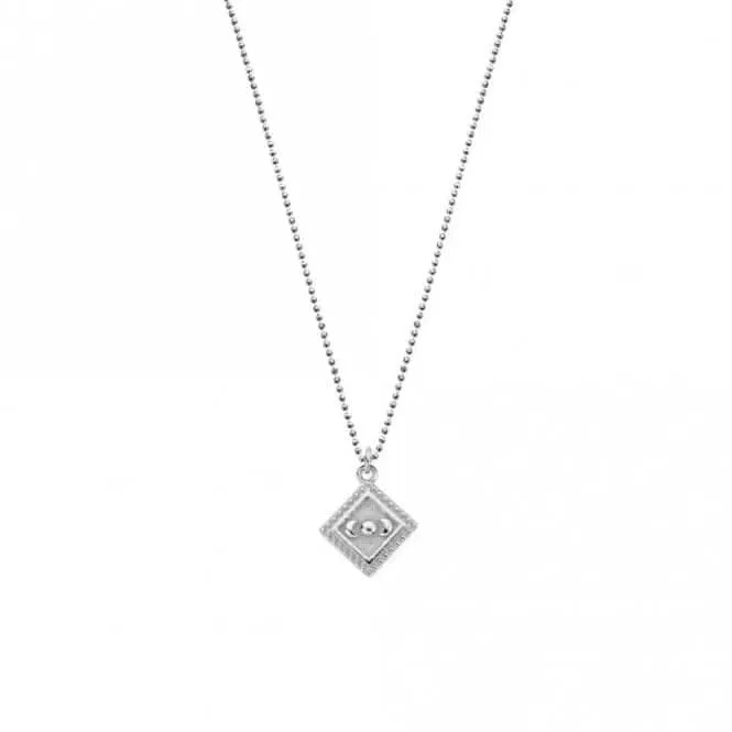 Chlobo Jewellery Silver Diamond Cut Chain With Moon Magic Pendant SCDC23350