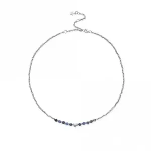 Chlobo Jewellery Silver Midnight Star Sodalite Necklace SNSSTAR