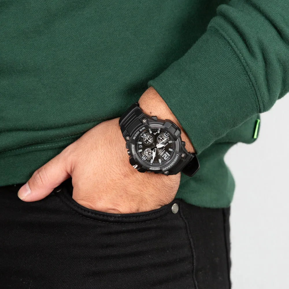 Chronograph Mens Watches Casio MCW100H-1A3 Chronograph