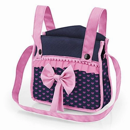 Classic Vintage Doll Stroller - Blue/Pink