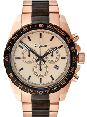 Clogau Jewellery Clogau Sports Rose and Black Mens Watch