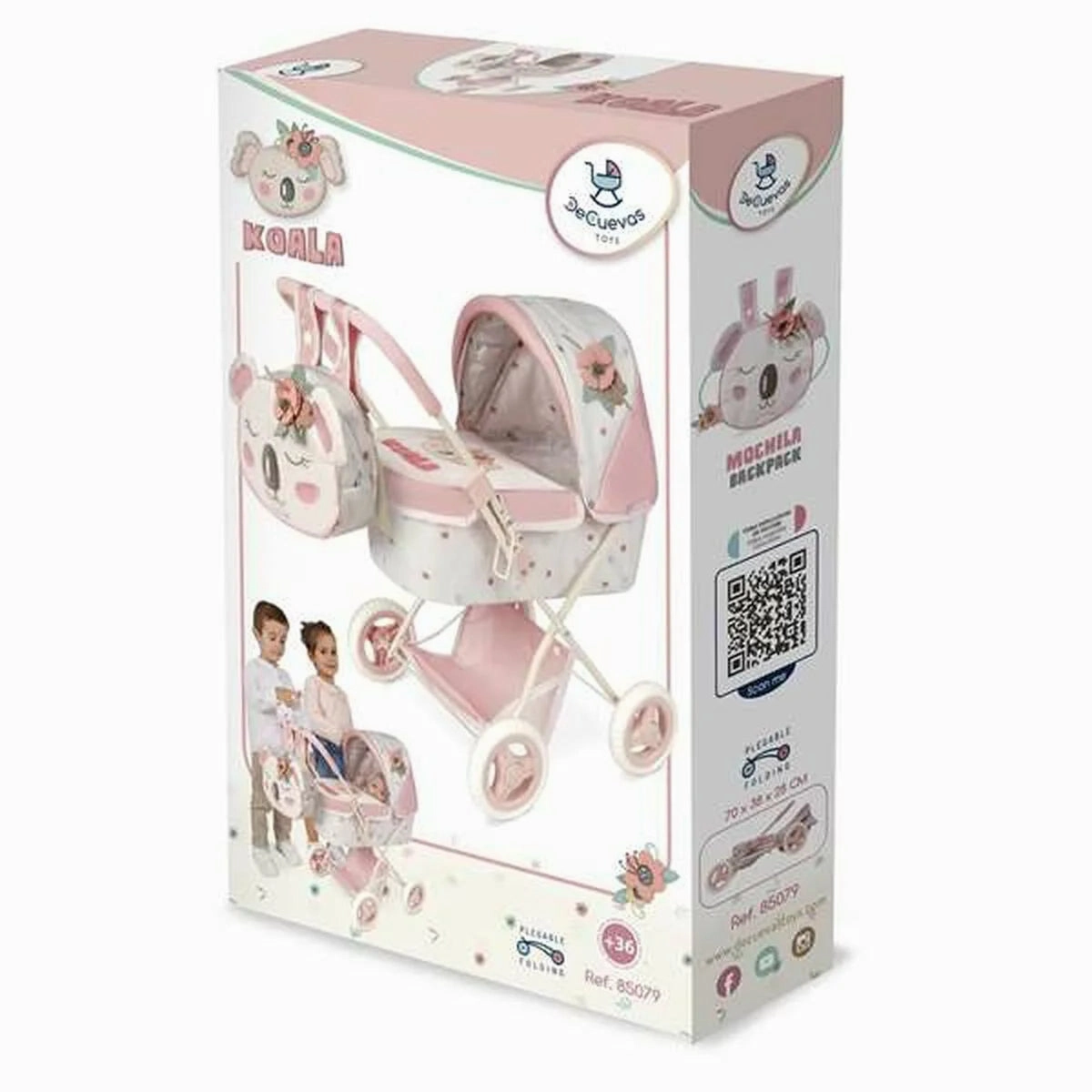 De Cuevas Koala Collection Dolls Pram & Accessories