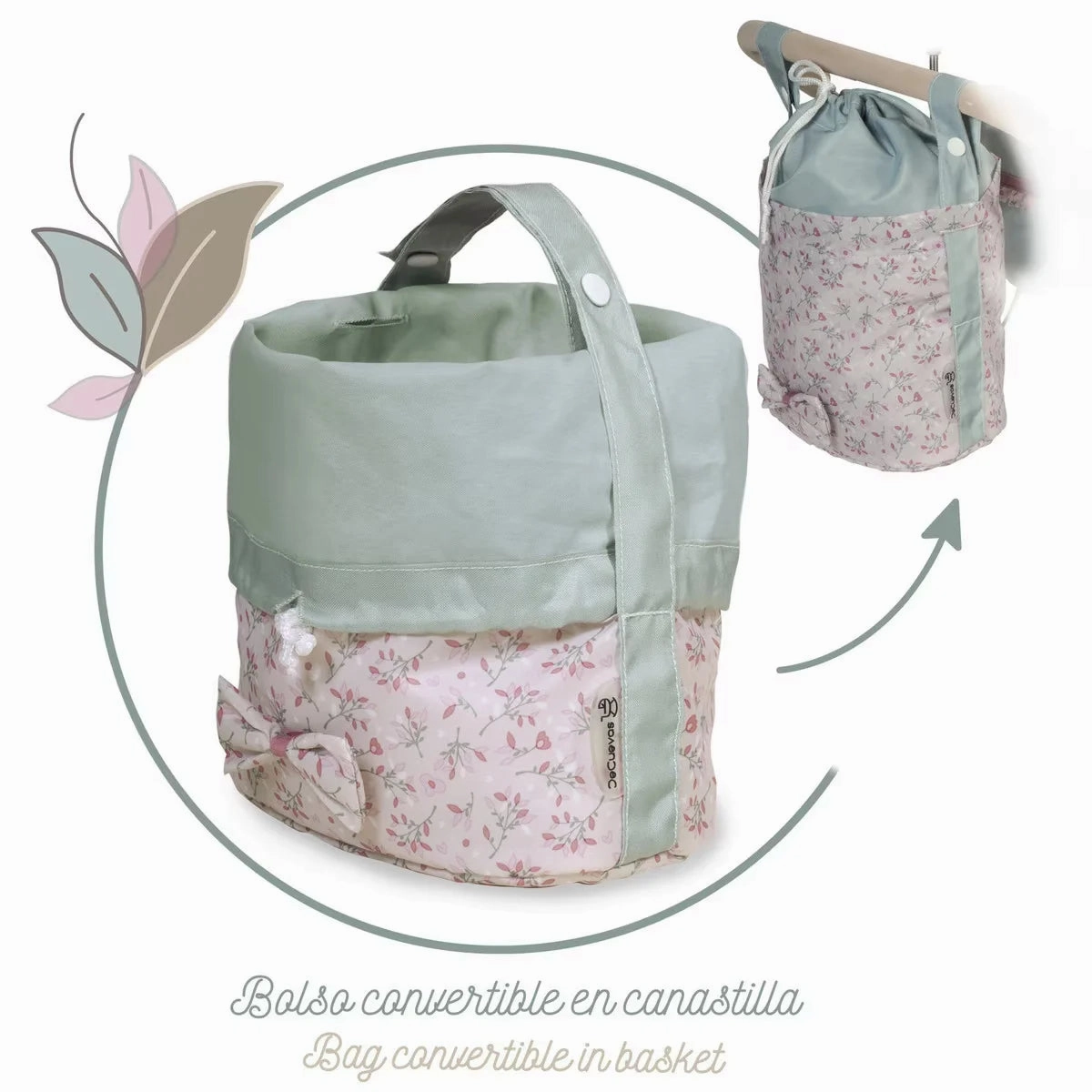 De Cuevas Provenza Collection Folding Dolls Pram