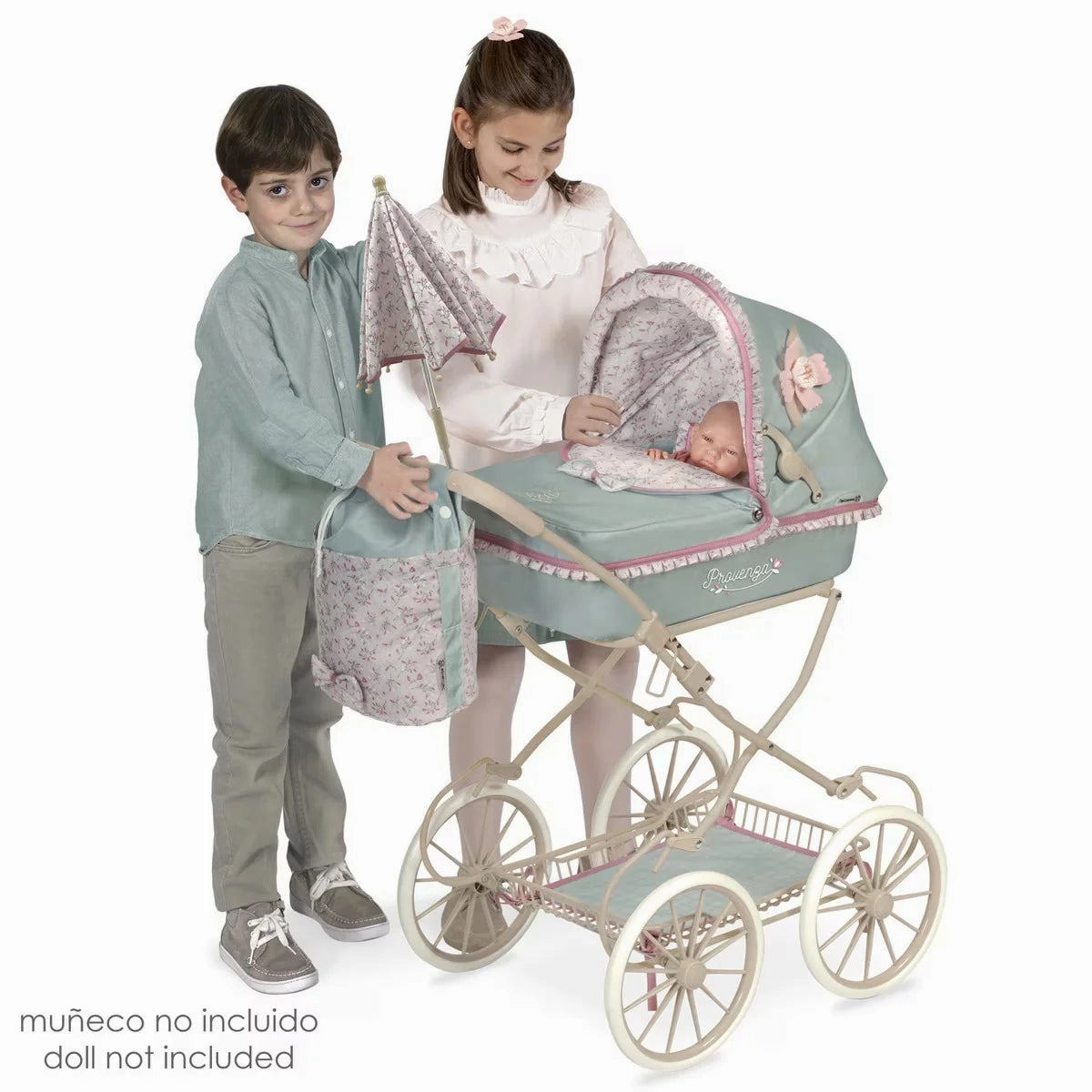 De Cuevas Provenza Collection Folding Dolls Pram