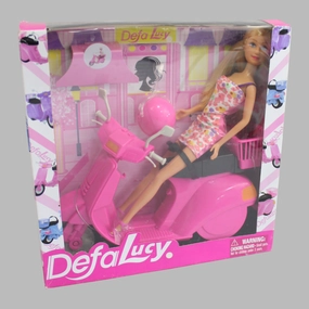 Defa Lucy Doll On A Scooter