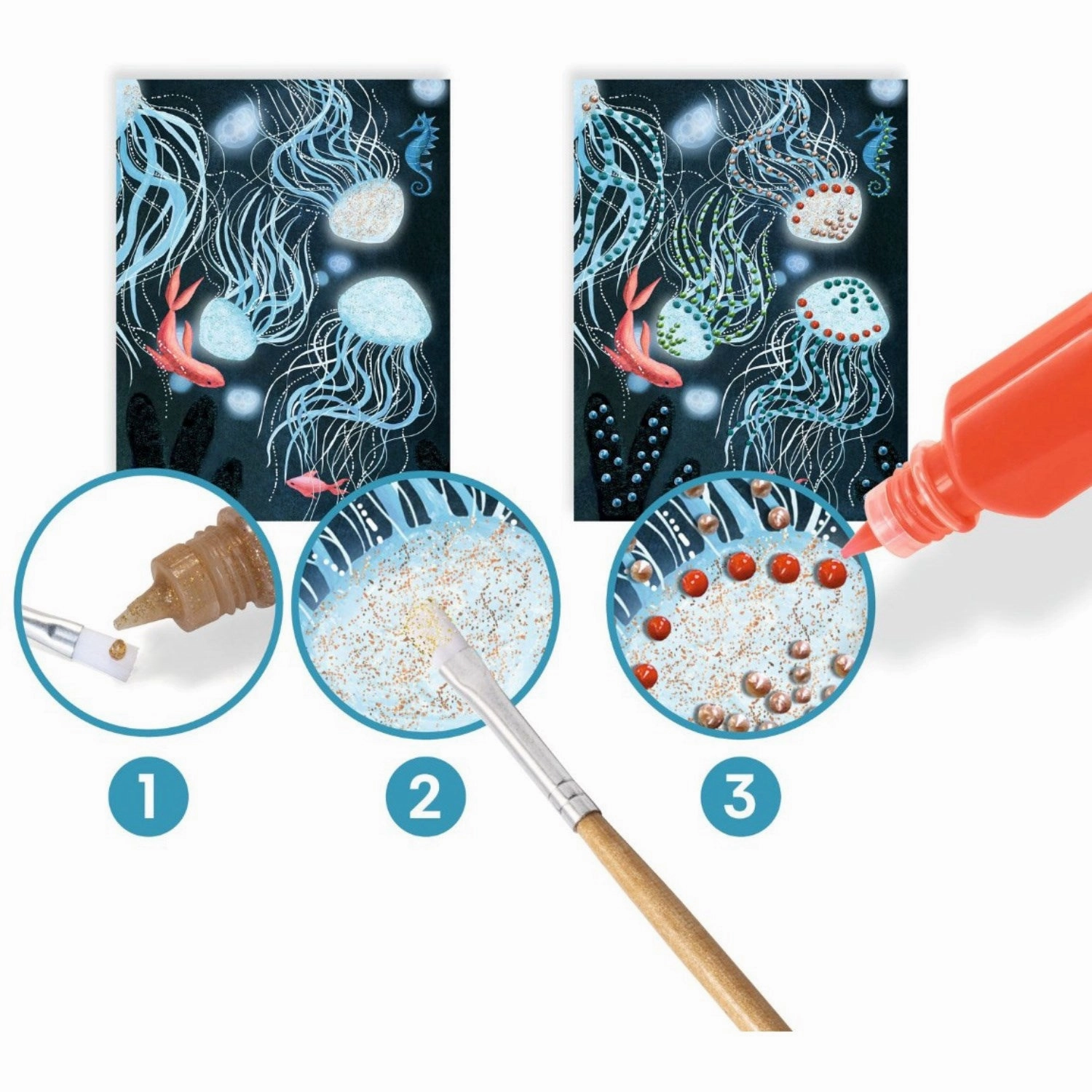Djeco 3D Paint The Depths of the Sea