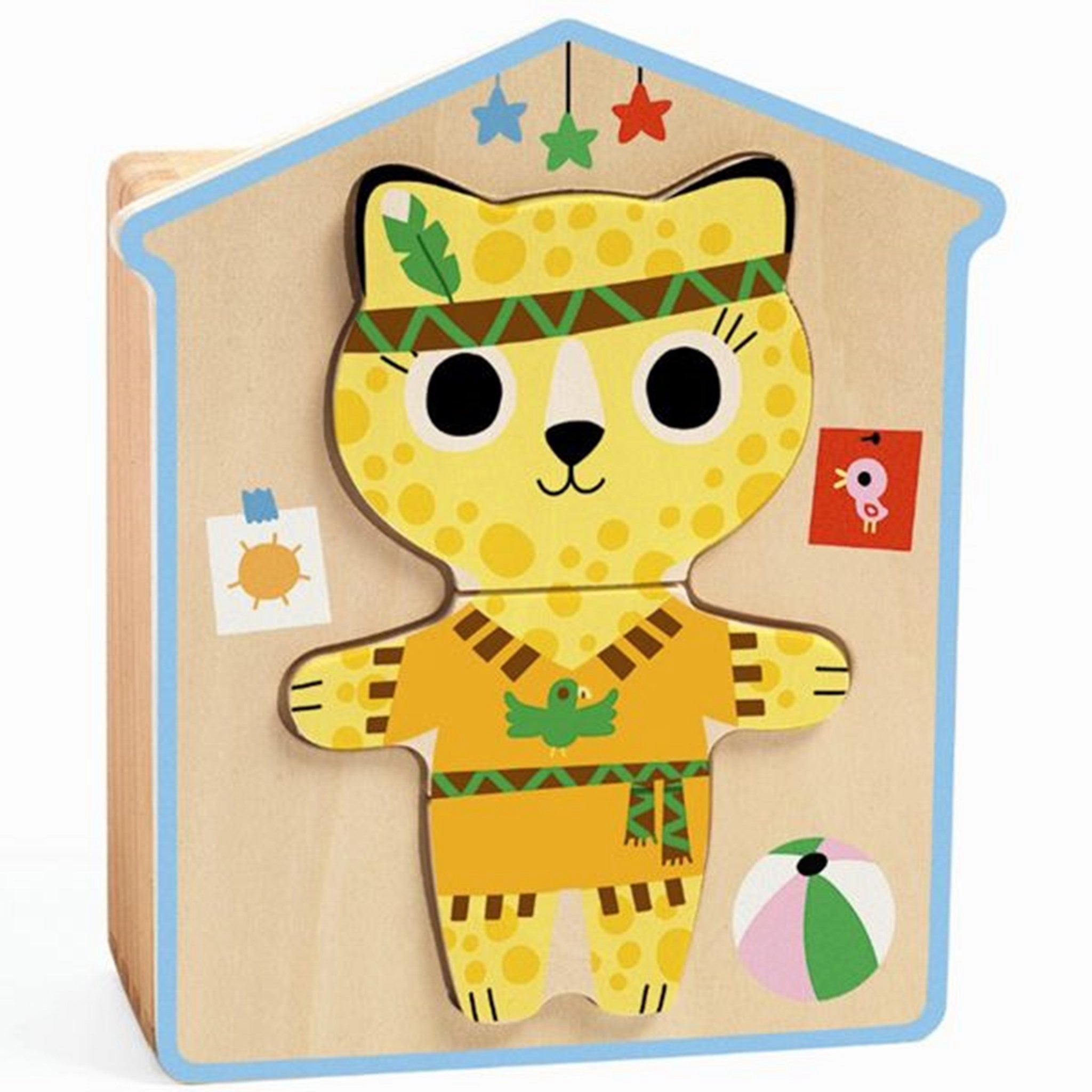 Djeco Dress Up-Mix Puzzle Bois
