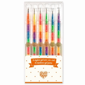 Djeco Lovely Paper Rainbow Gel Pens