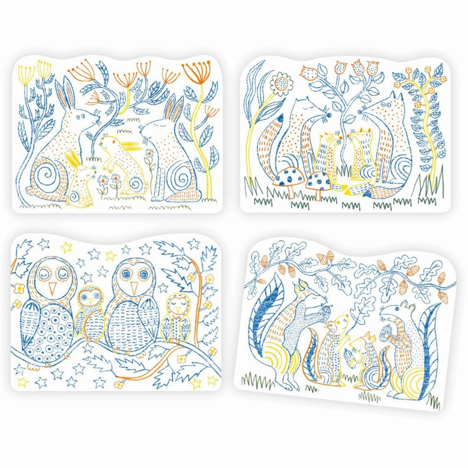 Djeco Magic Coloring Forest Friends