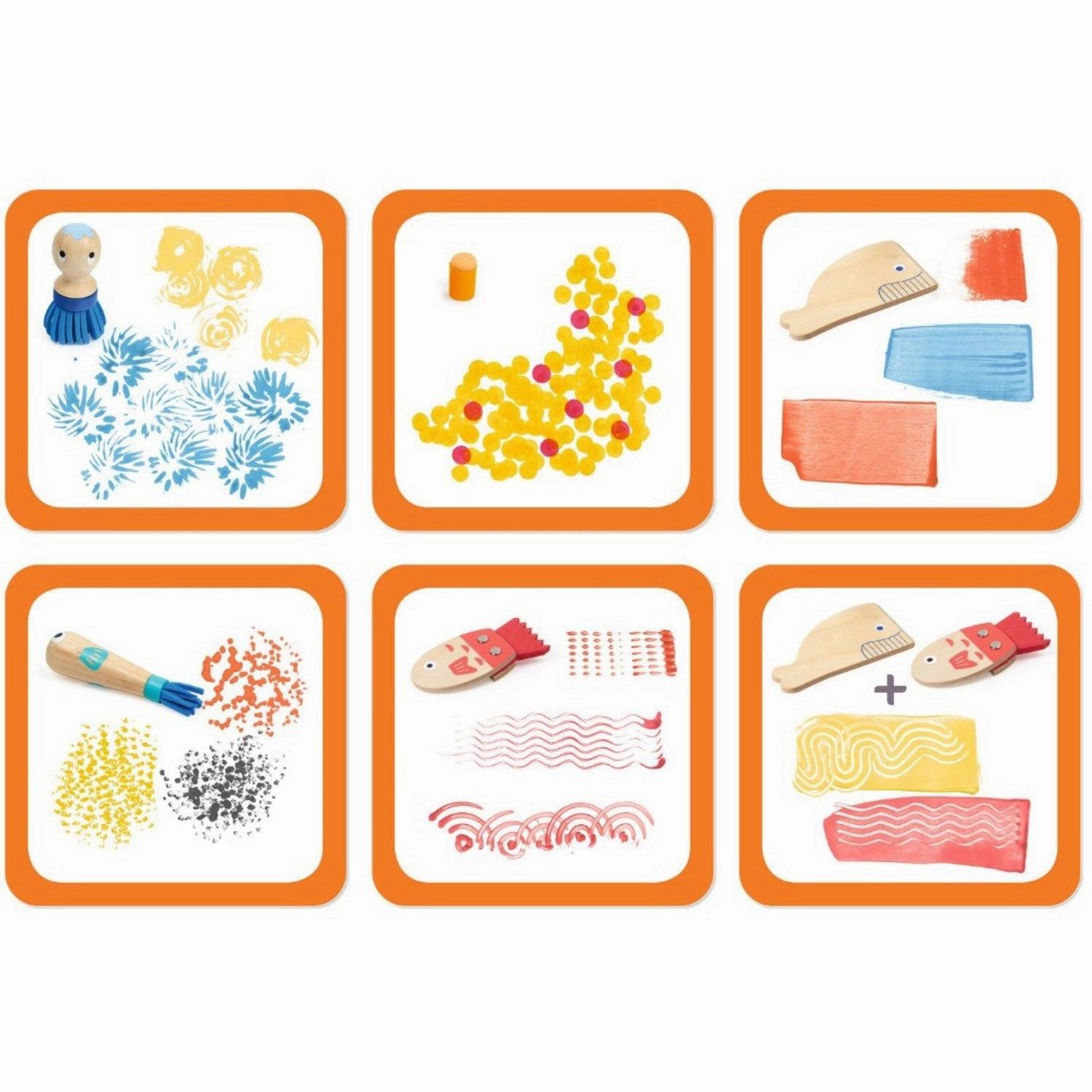 Djeco Unique Tools for Painting