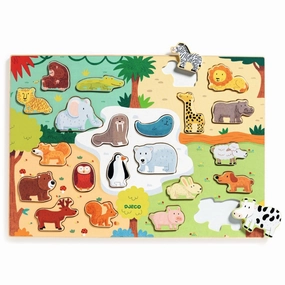 Djeco Wooden Puzzle Animals