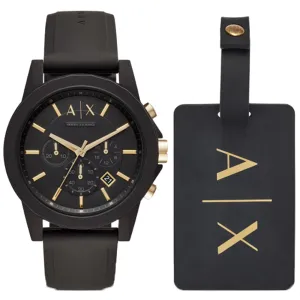 Dress Mens Watches Armani Exchange Outerbanks AX7105 Gift Set