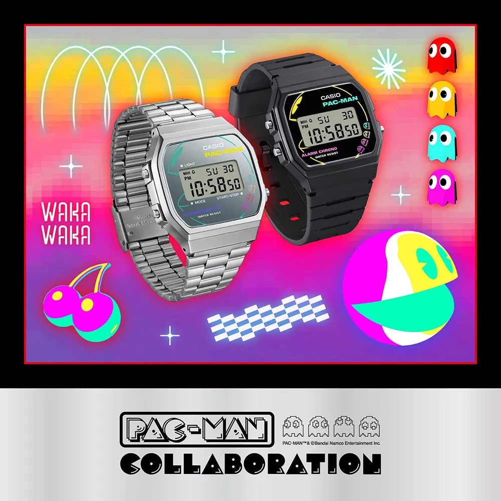 Dress Mens Watches Casio F91WPC-1A Pac-Man Collaboration