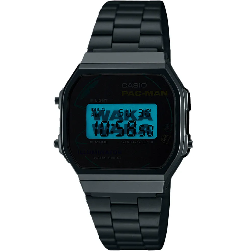 Dress Womens Watches Casio A168WEPC-7A Pac-Man Collaboration