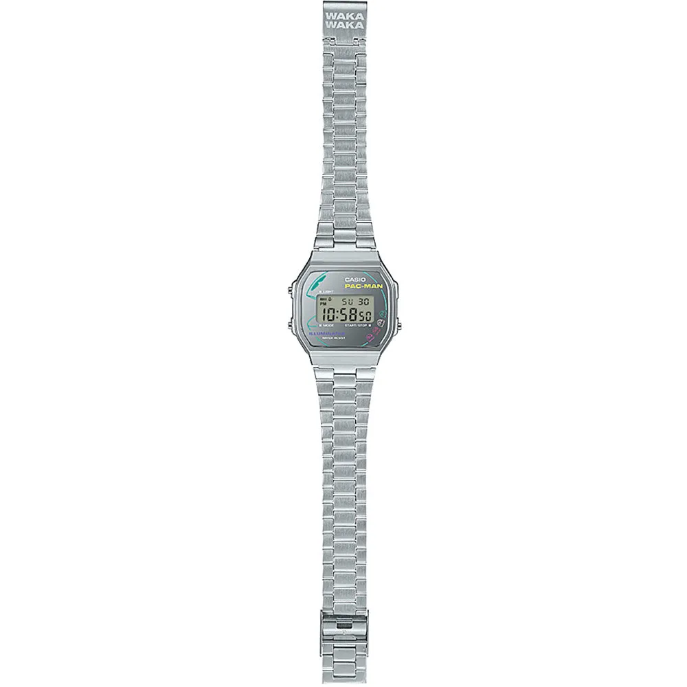 Dress Womens Watches Casio A168WEPC-7A Pac-Man Collaboration