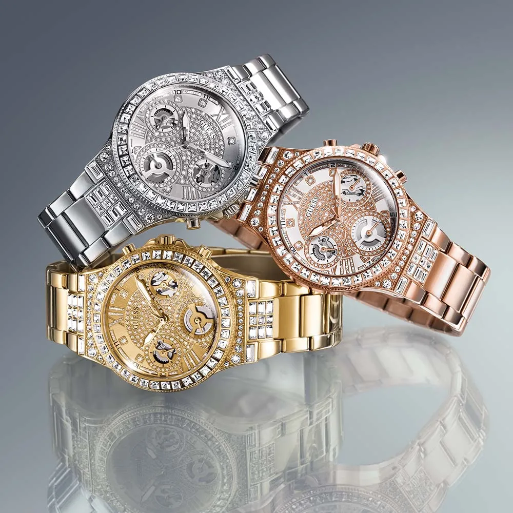 Dress Womens Watches Guess Moonlight GW0320L1 Multi-Function